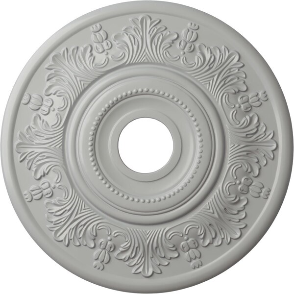 Ekena Millwork Vienna Ceiling Medallion (Fits Canopies up to 6 1/2"), Hnd-Painted Frost, 20"OD x 3 1/2"ID x 1 1/2"P CM20VIFRF - main